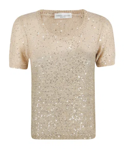 Roberto Collina Crew-neck Knit Sweater In Neutral