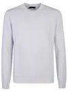 Roberto Collina Crewneck Knit Sweaters In Grey