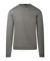Roberto Collina Crewneck Knit Top In Gray