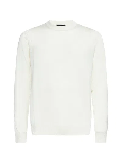 Roberto Collina Sweaters In White