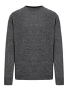 Roberto Collina Crewneck Sweater In Grey