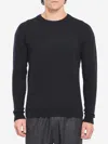 Roberto Collina Crew Neck Long-sleeved Sweater In Black