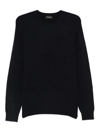 Roberto Collina Crewneck Sweater In Black