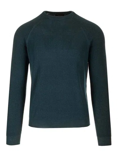 Roberto Collina Crewneck Sweater In Green