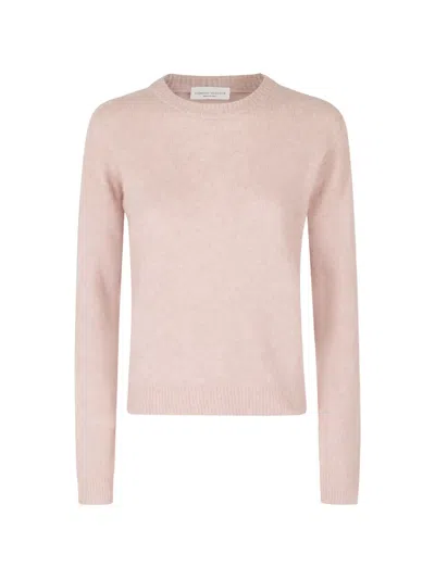 Roberto Collina Crew-neck Sweater In Pink