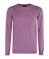 Roberto Collina Crewneck Sweater In Purple