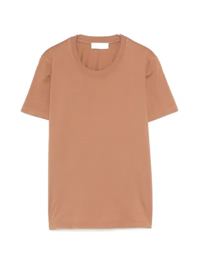 Roberto Collina Crew-neck T-shirt In Brown