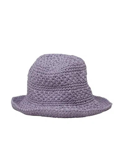 Roberto Collina Crochet Hat In Purple