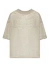 Roberto Collina Crew-neck T-shirt In Color Carne Y Neutral