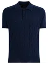 Roberto Collina Diamond Pattern Cotton Polo Shirt