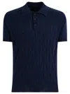 Roberto Collina Diamond Pattern Cotton Polo Shirt