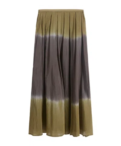 Roberto Collina Dip-dye Midi Skirt In Multi
