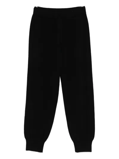 Roberto Collina Drawstring Track Pants In Black