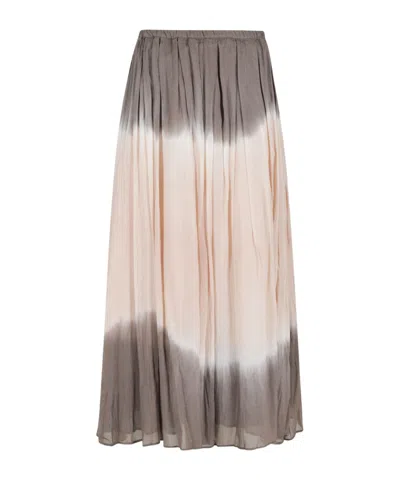 Roberto Collina Elastic Waist Midi Skirt In Multi