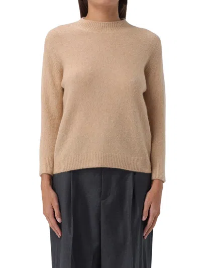 Roberto Collina Elegant Cashmere Turtleneck Sweater For Women In Brown