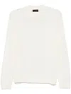 Roberto Collina Extrafine Merino Wool Sweater In Neutral