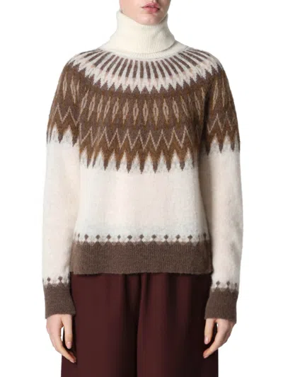 Roberto Collina Fair Isle-knit Roll-neck Sweater In Multi
