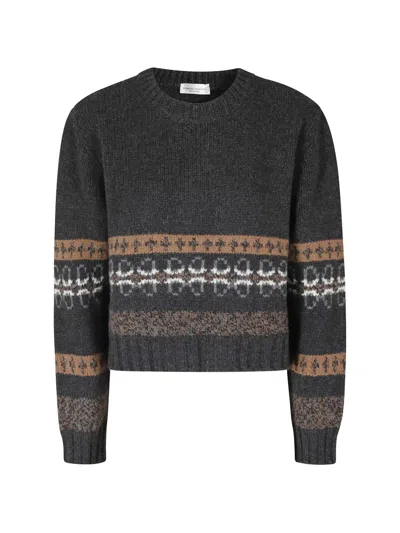 Roberto Collina Fair Isle-knit Sweater In Green