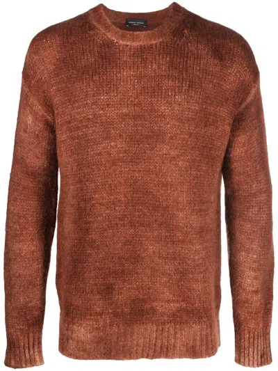Roberto Collina Fine-knit Alpaca-blend Jumper In Orange