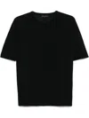Roberto Collina Knit T-shirt In Black