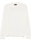 Roberto Collina Merino Wool Sweater In Neutrals