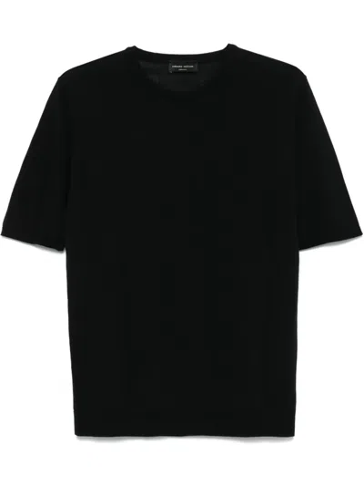 ROBERTO COLLINA FINE-KNIT T-SHIRT