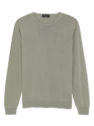 Roberto Collina Fine-knit T-shirt In Green