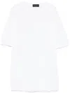 Roberto Collina Openwork-knit T-shirt In White