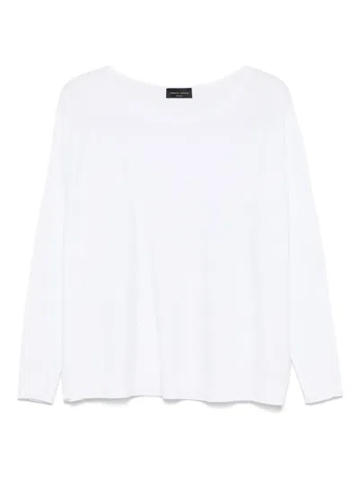 Roberto Collina Fine-ribbed Top In White