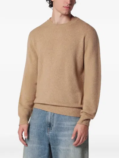 Roberto Collina Fine-knit Crew-neck Sweater In Multi