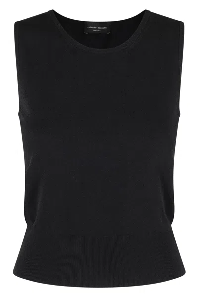 Roberto Collina Fitted Sleeveless Top