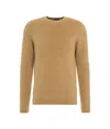 Roberto Collina Brushed-finish Jumper In Brown