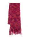 Roberto Collina Fringed Scarf In Multi