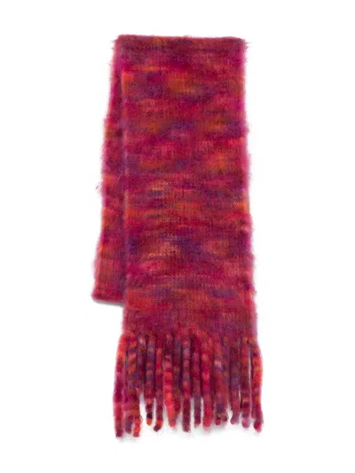 Roberto Collina Fringed Scarf In Multi