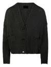Roberto Collina Button Long-sleeved Sweater In Multi