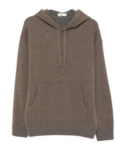 Roberto Collina Long-sleeve Knit Top In Brown