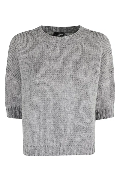 Roberto Collina Girocollo Mc In Gray