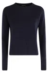 Roberto Collina Girocollo ml In Blue