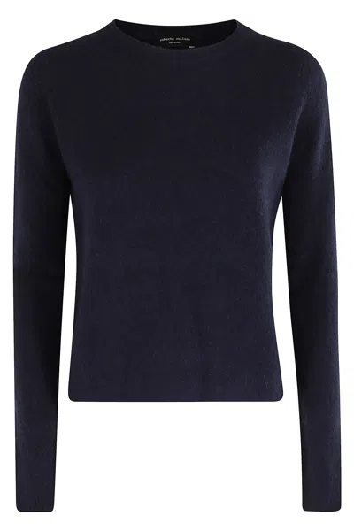 Roberto Collina Girocollo ml In Blue