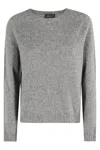 Roberto Collina Girocollo ml Comfy In Gray