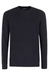 Roberto Collina Man Sweater Midnight Blue Size 40 Merino Wool In Navy