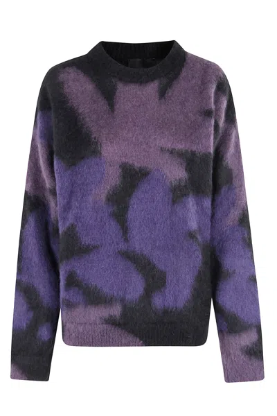 Roberto Collina Girocollo ml Intarsio Ikebana In Multi