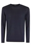 Roberto Collina Crewneck Sweater In Blue