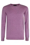 Roberto Collina Classic Crew Neck Sweater In Purple