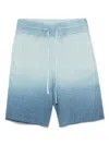 Roberto Collina Gradient Shorts In Blue