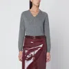 Roberto Collina Wool V-neck Sweater Long Sleeves