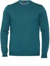 Roberto Collina Green Merino Wool Sweater