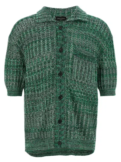 ROBERTO COLLINA GREEN MOULIN POLO SHIRT