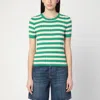 Roberto Collina Striped Knit Top