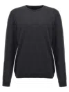 Roberto Collina Crewneck Knitted Sweater In Black